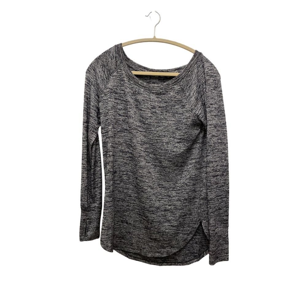 Athleta gray long sleeve shirt